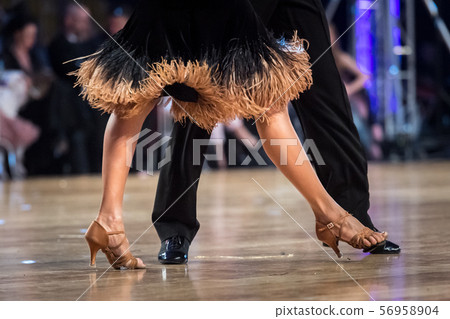 couple dancing latin dance 56958904