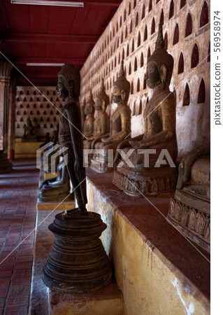 Laos Vientiane: Buddha, Wat Si Saket Buddha Laos Vientiane: Buddha, Wat Si Saket Buddha 56958974