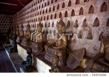 Laos Vientiane: Buddha, Wat Si Saket Buddha Laos Vientiane: Buddha, Wat Si Saket Buddha 56958996