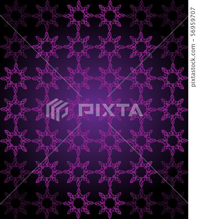 Seamless vintage wallpaper with dark color tones. 56959707