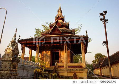 萬像老撾Wat Si Saket寺歷史景點 56959829