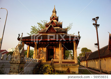 萬像老撾Wat Si Saket寺歷史景點 56959831