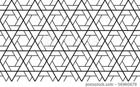 The geometric pattern with lines. Seamless vector - Stock Illustration ...