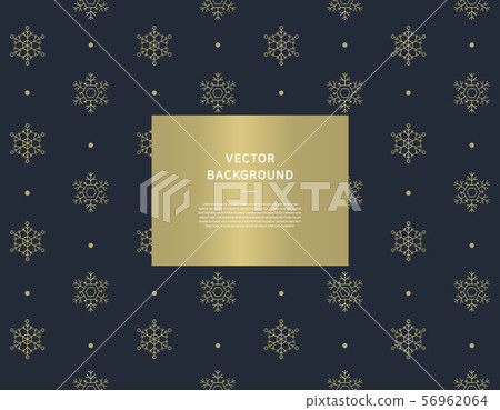 金色雪花圖案 56962064