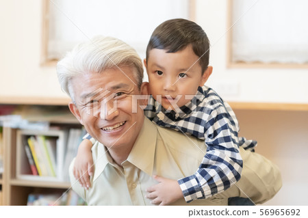 grandchild, grandchildren, grandfather 56965692
