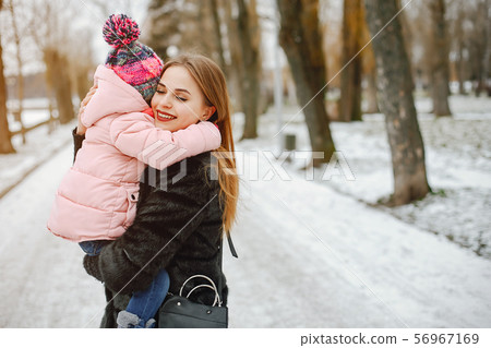 Mother with little daughter 56967169