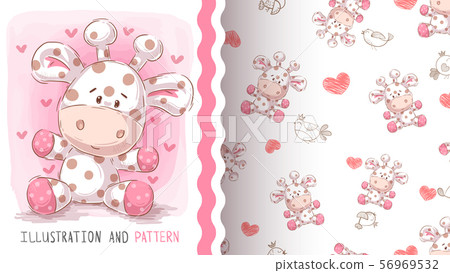 Cute teddy seamless - seamless pattern Cute teddy seamless - seamless pattern 56969532