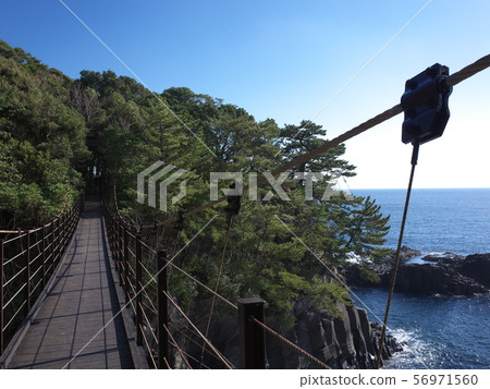 Jojigasaki coast Hashidate suspension bridge Jojigasaki coast Hashidate suspension bridge 56971560