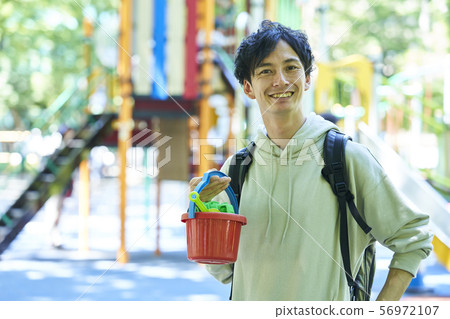 Ikumen Young Men Family Parent-Child Babysitter 56972107