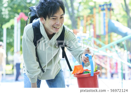 Ikumen Young Men Family Parent-Child Babysitter 56972124