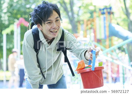 Ikumen Young Men Family Parent-Child Babysitter 56972127