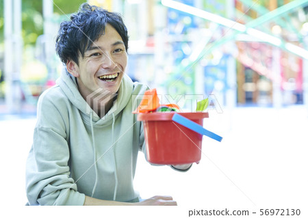 Ikumen Young Men Family Parent-Child Babysitter 56972130