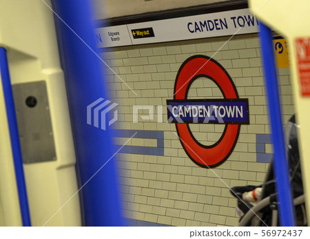 Metro stop in London, United Kingdom, June 14 Metro stop in London, United Kingdom, June 14 56972437