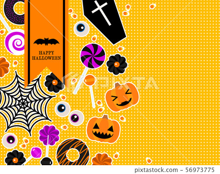 Halloween illustration background Halloween illustration background 56973775