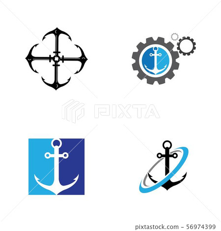 Anchor icon Logo Template vector Anchor icon Logo Template vector 56974399