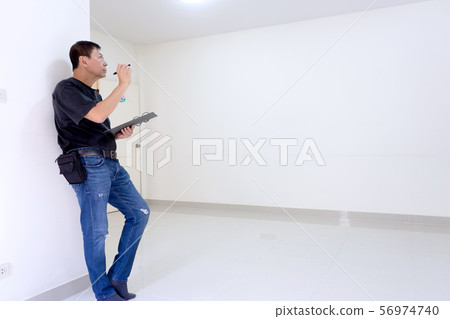 Empty house and blank room 56974740