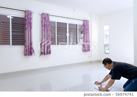 Empty house and blank room 56974741