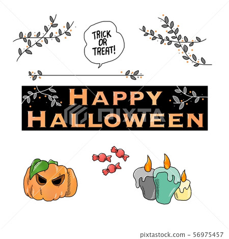 Halloween material 56975457