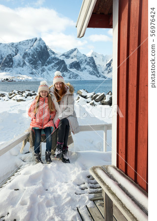 Norwegian mother and daughter 56976424
