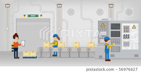 Factory production line 56976827