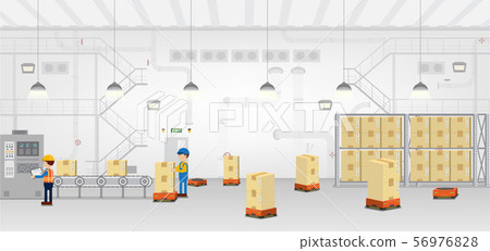 Warehouse in process 56976828