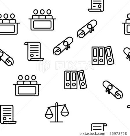 Judgement, Court Process Vector Seamless Pattern Judgement, Court Process Vector Seamless Pattern 56978738