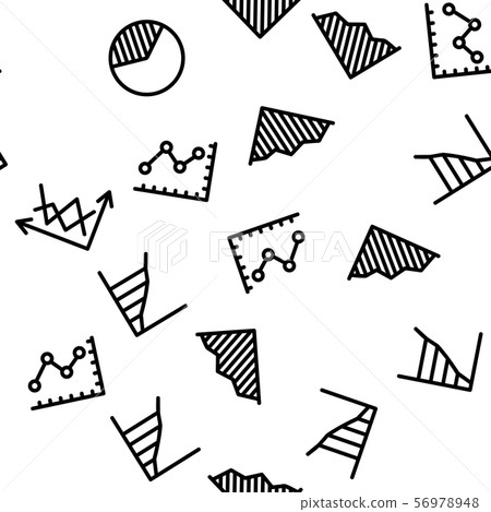 Graph Seamless Pattern Vector - Stock Illustration [56978948] - PIXTA