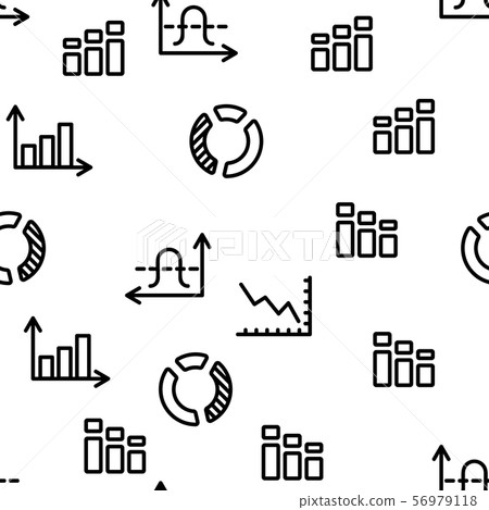 Graph Seamless Pattern Vector - Stock Illustration [56979118] - PIXTA