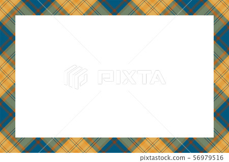 Vintage frame vector. Scottish border pattern 56979516