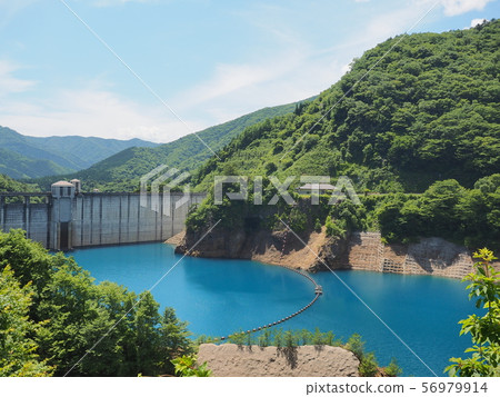 Shimankawa Dam 40,000 Blue 56979914