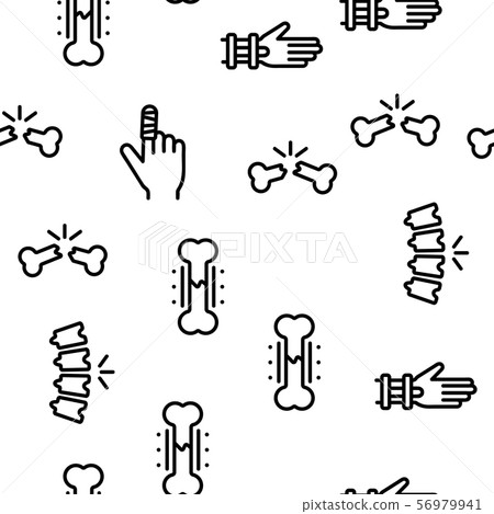 Fracture Vector Seamless Pattern 56979941