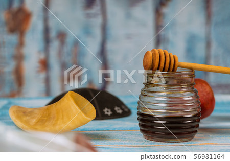 Rosh hashanah jewish New Year holiday concept. 56981164