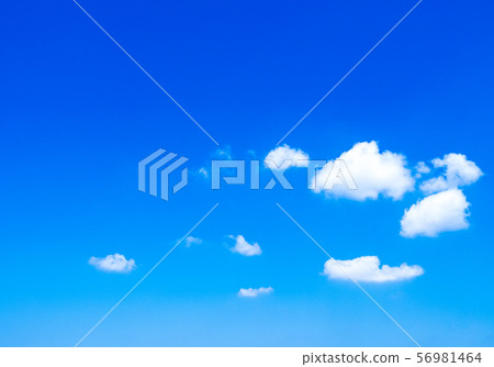  Blue sky and clouds 56981464