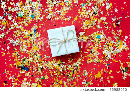 Red Christmas background , holiday concept. 56982950