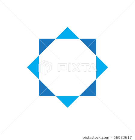 Star david graphic design template vector isolated 56983617