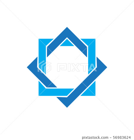 Star david graphic design template vector isolated Star david graphic design template vector isolated 56983624
