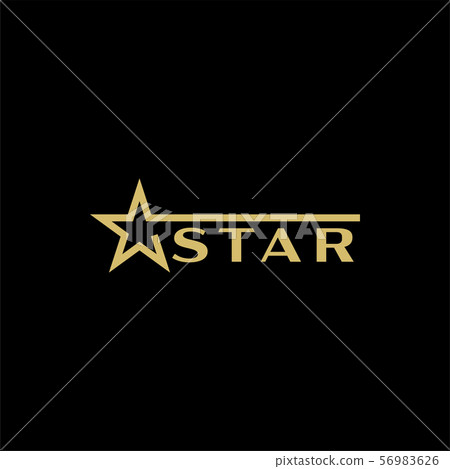 Star graphic design template vector isolated 56983626