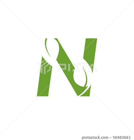 Alphabet leaf graphic design template vector Alphabet leaf graphic design template vector 56983661