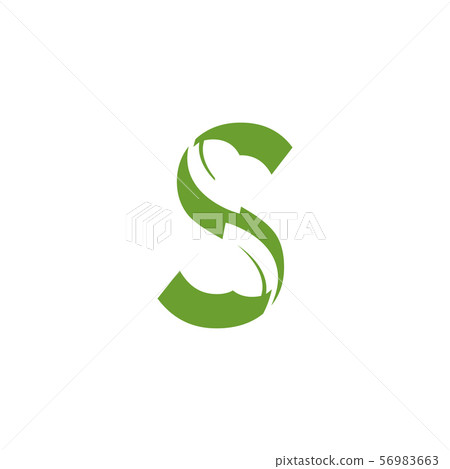 Alphabet leaf graphic design template vector Alphabet leaf graphic design template vector 56983663