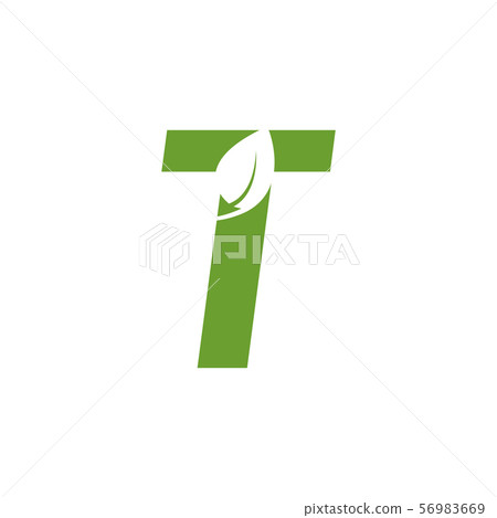 Alphabet leaf graphic design template vector 56983669