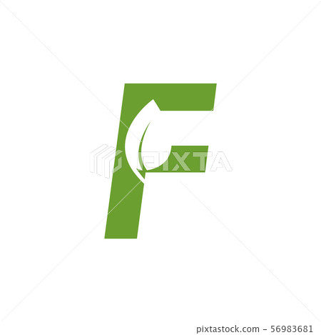 Alphabet leaf graphic design template vector 56983681
