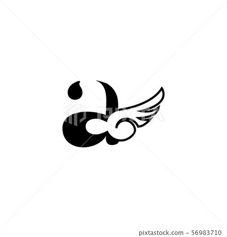 Initial a graphic design template vector isolated Initial a graphic design template vector isolated 56983710