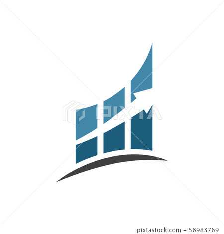Business graphic design template vector isolated Business graphic design template vector isolated 56983769