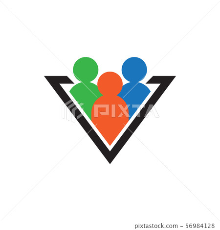 People graphic design template vector isolated - Stock Illustration ...