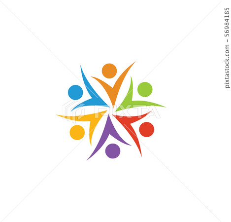 Community graphic design template vector isolated - Stock Illustration ...