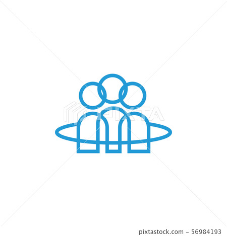 People graphic design template vector isolated - Stock Illustration ...