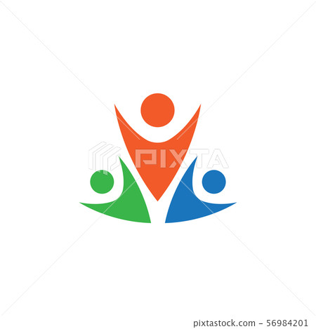 Community graphic design template vector isolated - Stock Illustration ...