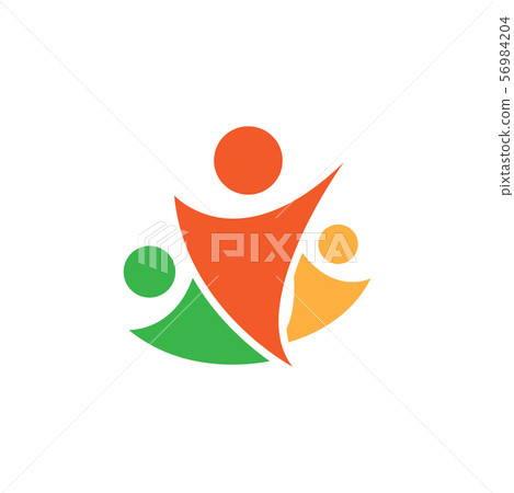 Community graphic design template vector isolated - Stock Illustration ...