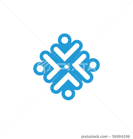 Community graphic design template vector isolated - Stock Illustration ...