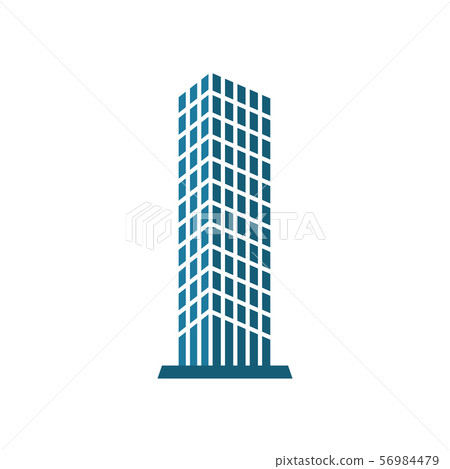 Building graphic design template vector isolated 56984479